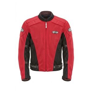 Joe Rocket Ballistic Mesh Motorcycle Jacket Red Black Riding Jacket Size M